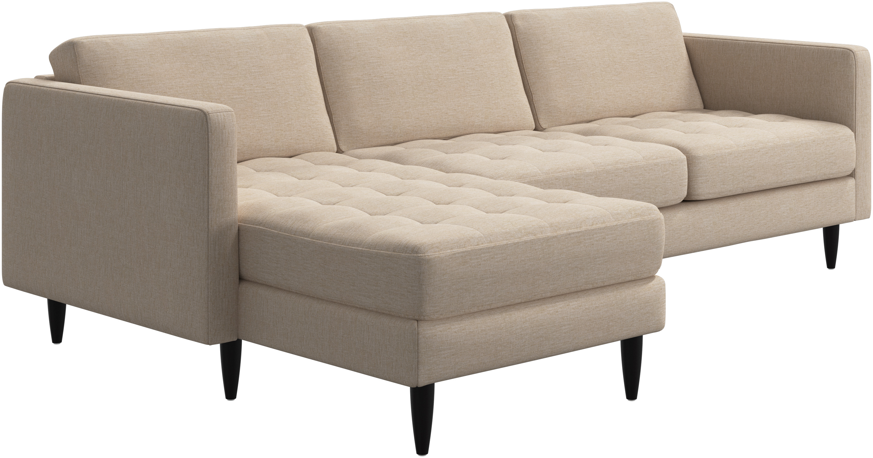 Osaka sofa with resting unit, tufted seat | sofa | Osaka | Anders